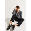 imageSteve Madden Mens AahronBlack Velvet WSilver Bit