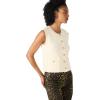 imageSteve Madden Womens Aliya Sweater VestCream