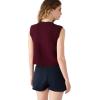 imageSteve Madden Womens Aliya Sweater VestWine