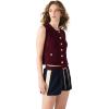 imageSteve Madden Womens Aliya Sweater VestWine