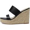 imageSteve Madden Womens Sunrise Wedge SandalsBlack Leather