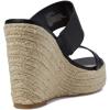 imageSteve Madden Womens Sunrise Wedge SandalsBlack Leather