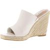 imageSteve Madden Womens Urge Wedge SandalWhite Leather