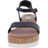 imageSteve Madden womens KimmieWedge SandalBlack Leather