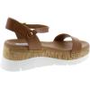 imageSteve Madden womens KimmieWedge SandalCognac Leather
