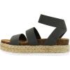 imageSteve Madden womens KimmieWedge SandalDark Grey