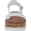imageSteve Madden womens KimmieWedge SandalWhite Leather
