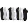 imageSteve Madden Womens Low Cut Socks 10 Pairs  Athletic Comfy Breathable Sports Socks with Fun Patterns BlackGreyWhite