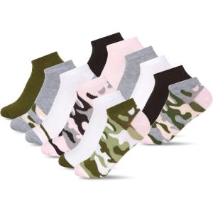 imageMadden Girl Womens Low Cut Socks NonSlip Breathable Soft and Comfortable 12Pack