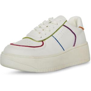 imageSteve Madden Girls Rockaway SneakerWhite Multi