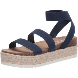 imageSteve Madden Girls Shoes Kimmie Espadrille Wedge SandalNavy