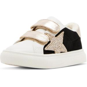 imageSteve Madden Girls Shoes Rezume SneakerBlackGold Rhinestone