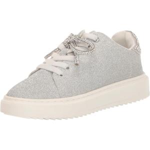imageSteve Madden Girls Sparkz SneakerSilver Glitter