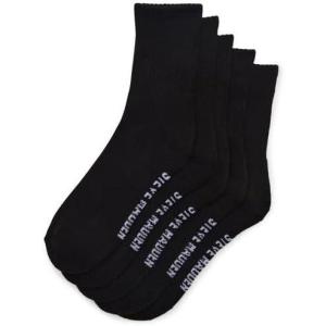 imageSteve Madden Mens 5pk Athleisure Shortie CrewBlack