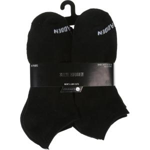 imageSteve Madden Mens 8pk Solid Low Cut 12 CushionBlack