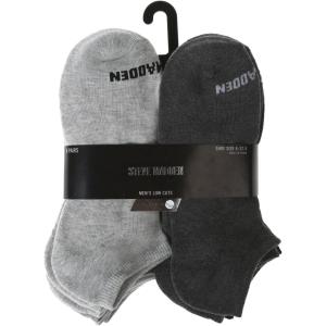 imageSteve Madden Mens 8pk Solid Low Cut 12 CushionGrey Multi