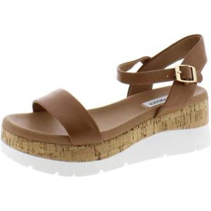 imageSteve Madden Womens Kimmie Wedge SandalCognac Leather
