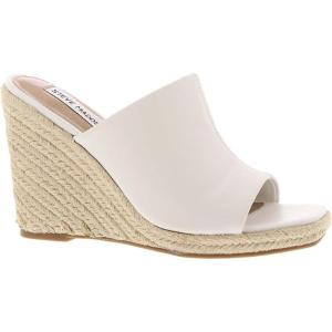 imageSteve Madden Womens Urge Wedge SandalWhite Leather
