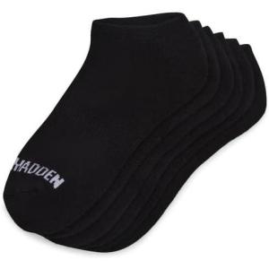 imageSteve Madden womens 6pk Solid Mesh Arch Low Cut Half CushionBlack