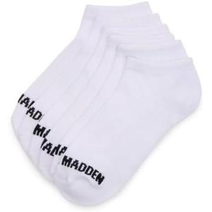 imageSteve Madden womens 6pk Solid Mesh Arch Low Cut Half CushionWhite