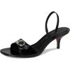 imageSteve Madden Womens Henrietta Heeled SandalBlack Leather