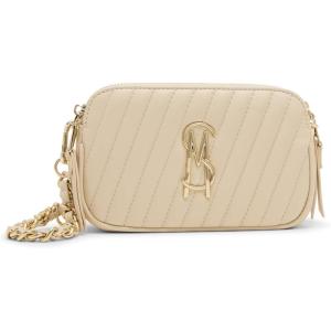 imageSteve Madden DaisyH Diagonal Quilted Double Zip Crossbody Sand
