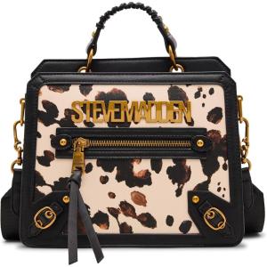 imageSteve Madden womens Steve Madden Evelynv Box Tote SatchelBrown Print