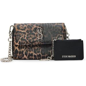 imageSteve Madden womens Steve Madden Carinab Wallet Crossbody With Pouch Gift SetLeopard