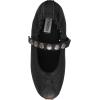 imageSteve Madden Womens Anaya Ballet FlatBlack Leather Studded