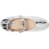 imageSteve Madden Womens Anaya Ballet FlatSilver Leather Stud