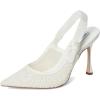 imageSteve Madden Womens BriWhite Lace Pearl