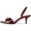 imageSteve Madden Womens Henrietta Heeled SandalRed Croco