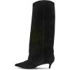 imageSteve Madden Womens Luca Knee High BootBlack Suede Wide Calf