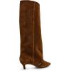 imageSteve Madden Womens Luca Knee High BootChesnut Suede Wide Calf