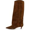 imageSteve Madden Womens Luca Knee High BootChesnut Suede Wide Calf