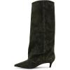 imageSteve Madden Womens Luca Knee High BootOlive Suede Wide Calf