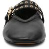 imageSteve Madden Womens Lydia Ballet FlatBlack Leather