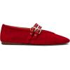 imageSteve Madden Womens Lydia Ballet FlatRed Suede