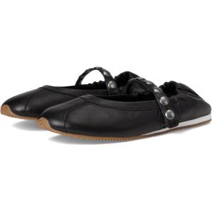 imageSteve Madden Womens Anaya Ballet FlatBlack Leather Stud