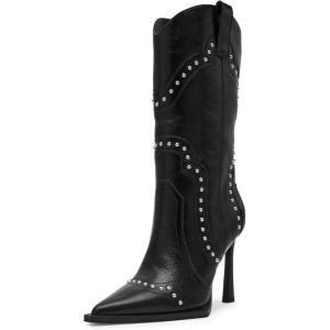 imageSteve Madden Womens Kylar Western BootBlack Leather