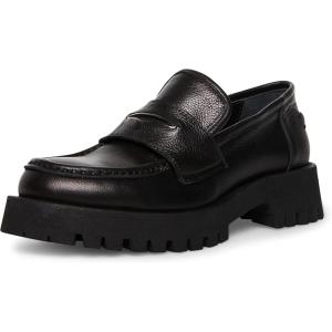 imageSteve Madden Womens LawrenceLoaferBlack Leather