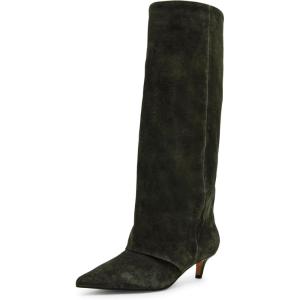 imageSteve Madden Womens Luca Knee High BootOlive Suede Wide Calf