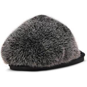 imageSteve Madden Womens Poof SlipperGrey