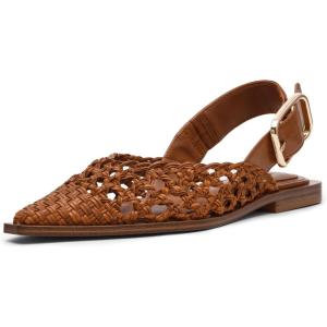 imageSteve Madden Womens Shay Ballet FlatCognac Woven