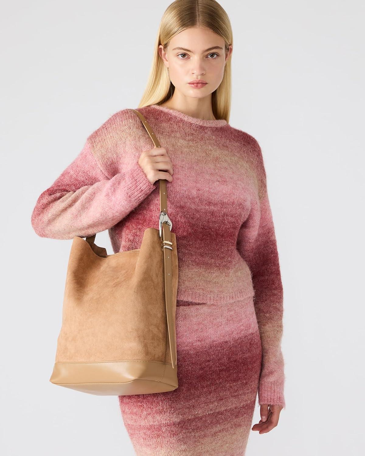 imageSteve Madden Denise Bucket HoboTan