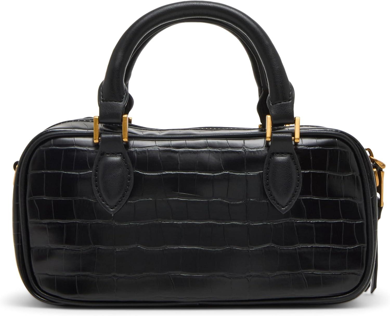 imageSteve Madden Hudsen Mini SatchelBlack Croco