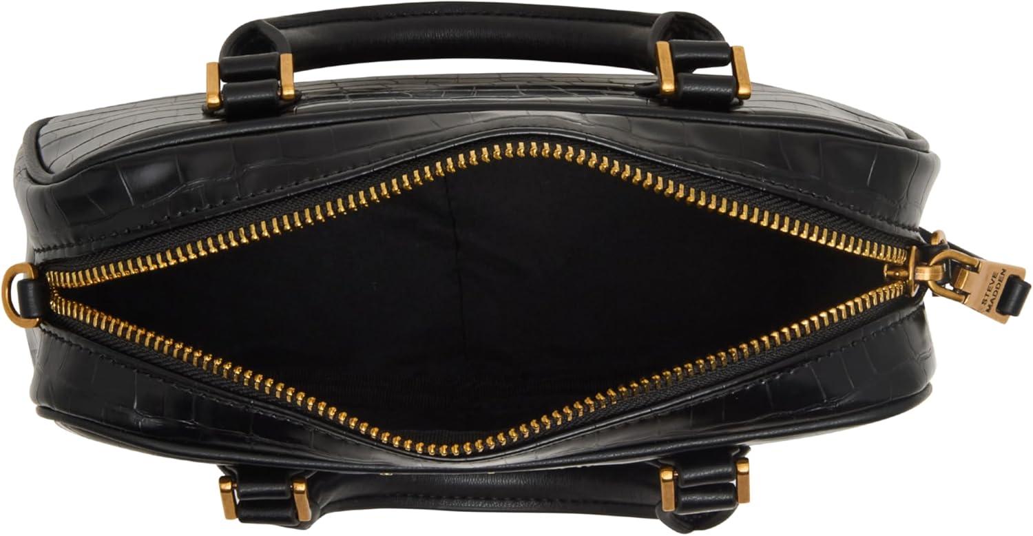 imageSteve Madden Hudsen Mini SatchelBlack Croco