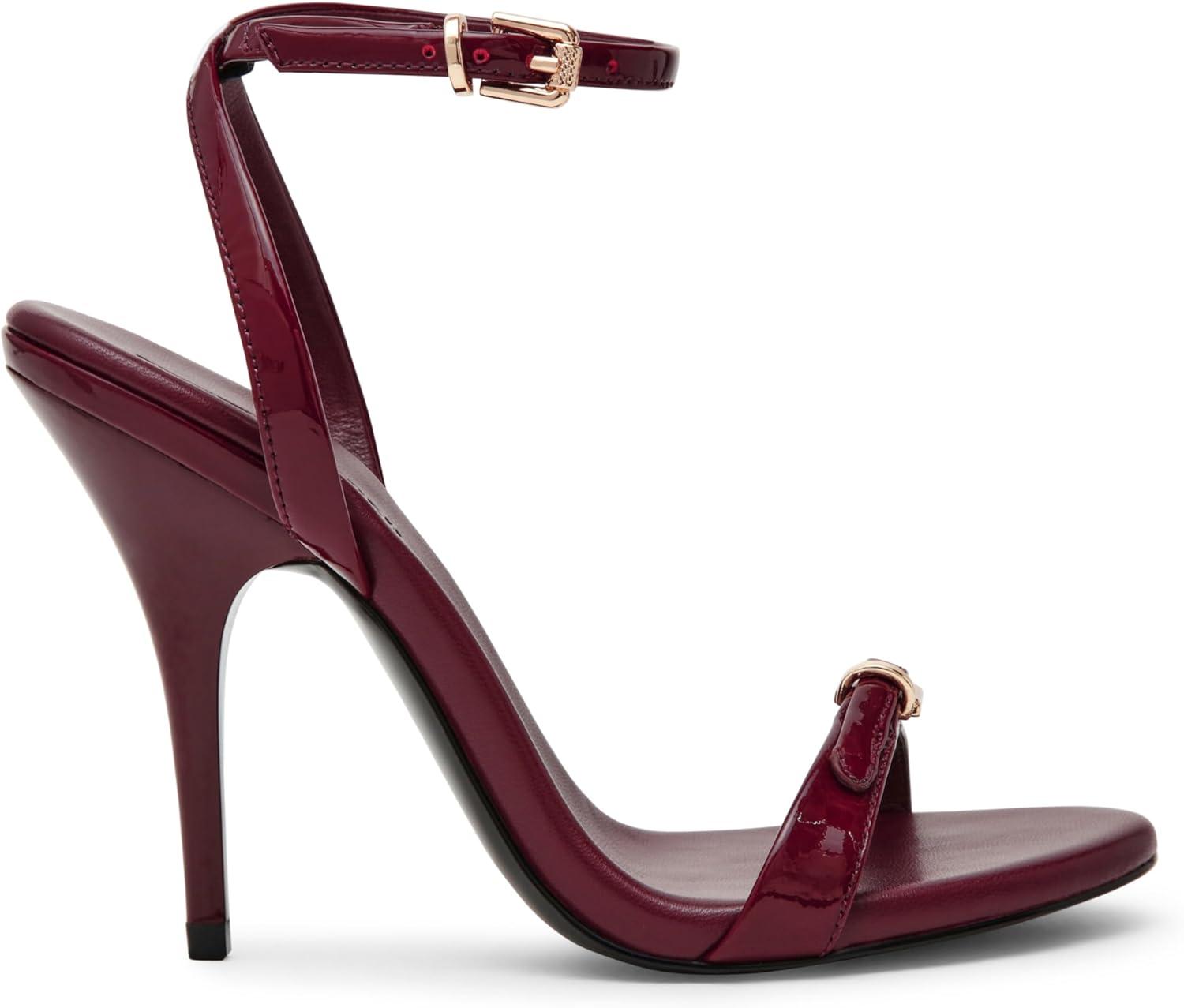 imageSteve Madden Womens Foxx Heeled SandalBurgundy Patent