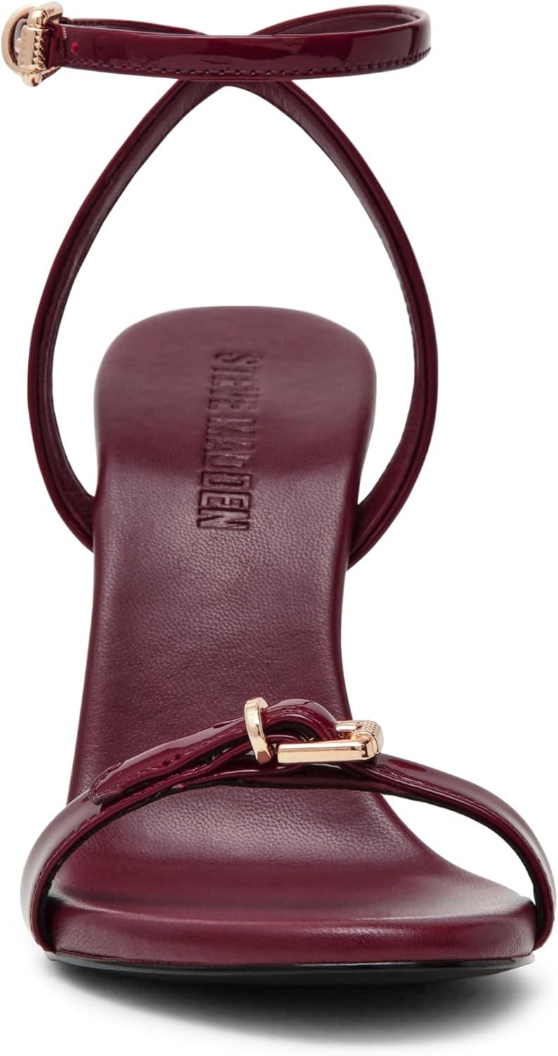 imageSteve Madden Womens Foxx Heeled SandalBurgundy Patent