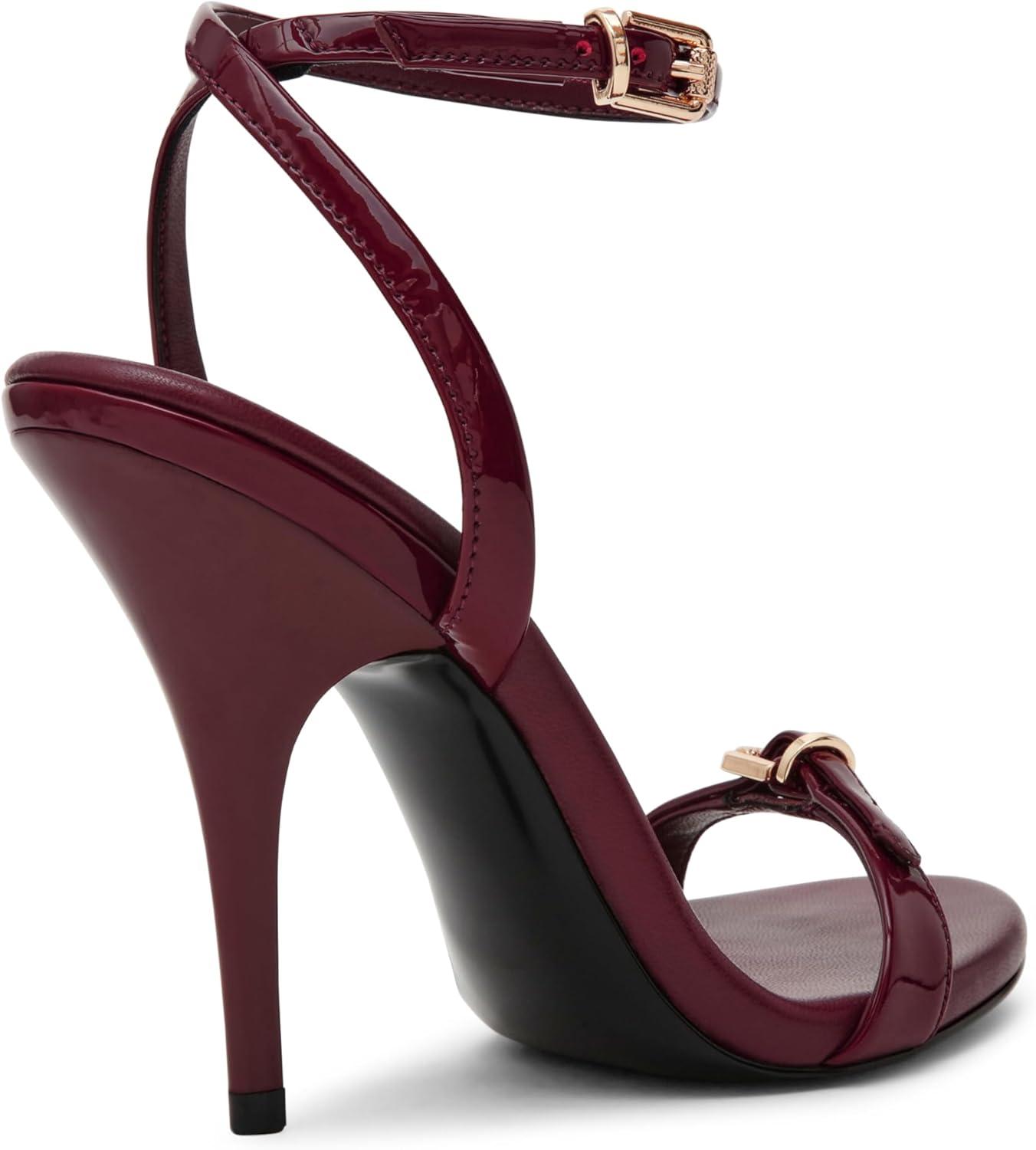 imageSteve Madden Womens Foxx Heeled SandalBurgundy Patent